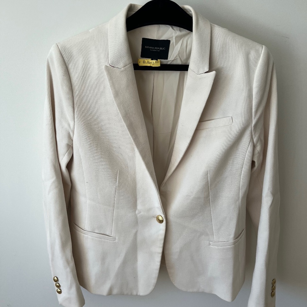 Banana Republic Blazer Suit Jacket In size 14